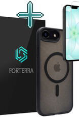 Forterra Forterra iPhone 17e Magsafe Hoesje Zwart Met Screenprotector