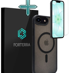 Forterra Forterra iPhone 17e Magsafe Hoesje Zwart Met Screenprotector