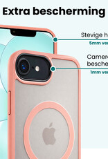 Forterra Forterra iPhone 17e Magsafe Hoesje Perzik Met 2x Screenprotector