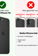 Forterra Forterra iPhone 17e Magsafe Hoesje Zwart Met 2x Screenprotector