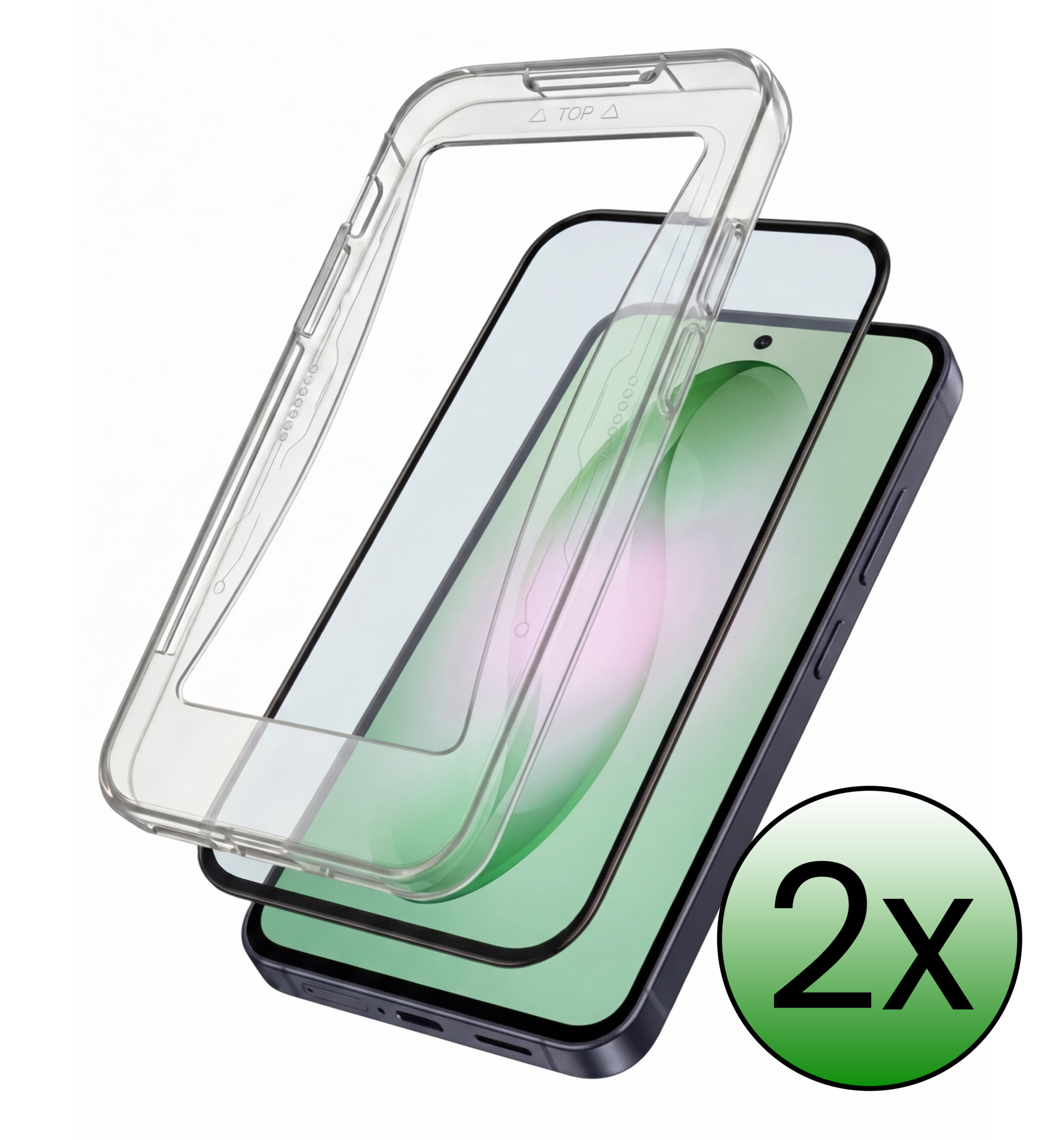 BASEY. BASEY. Samsung Galaxy S26 Plus Hybrid Screenprotector - 2 PACK