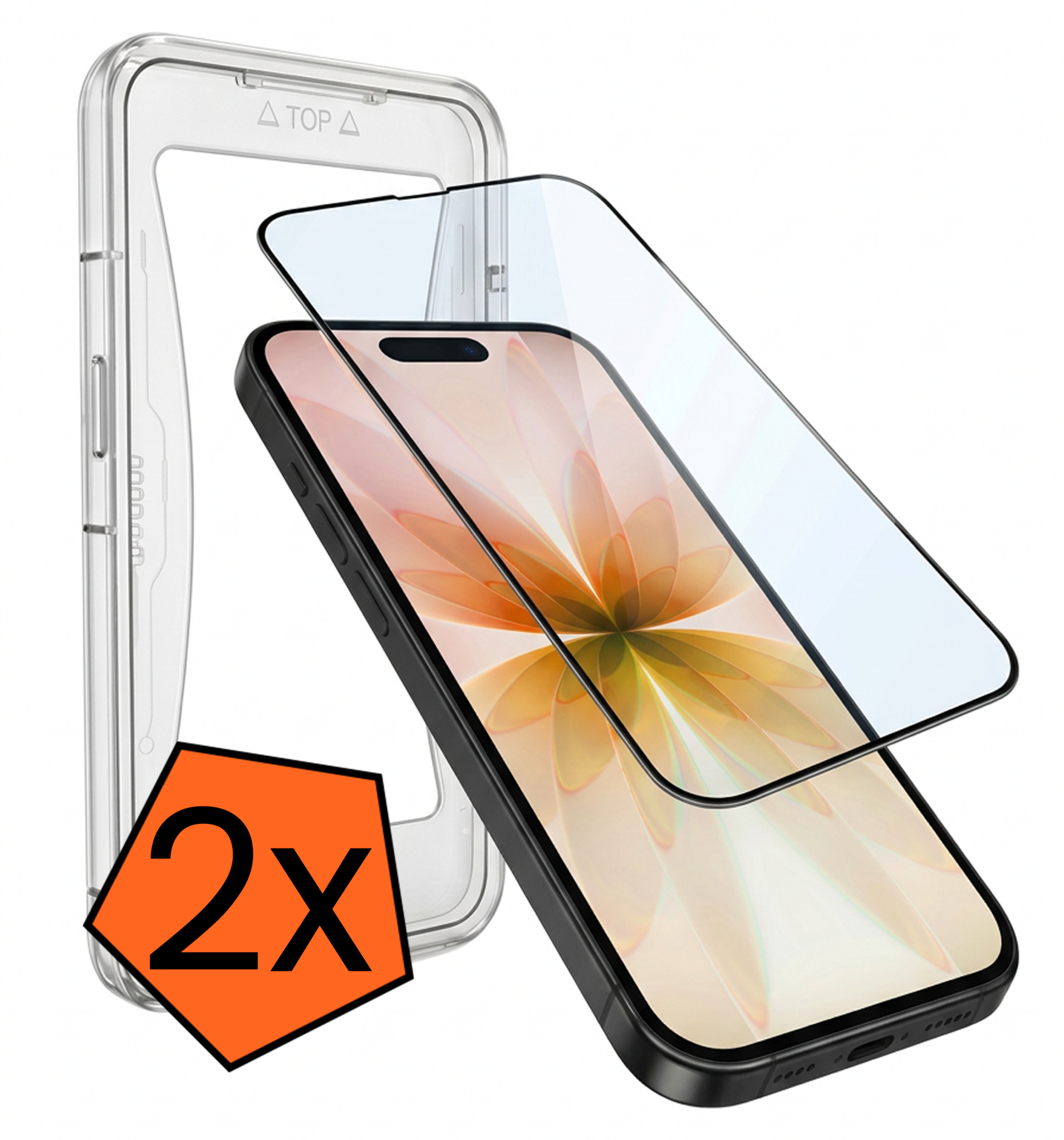 Nomfy Nomfy iPhone 17 Hybrid Screenprotector - 2 PACK