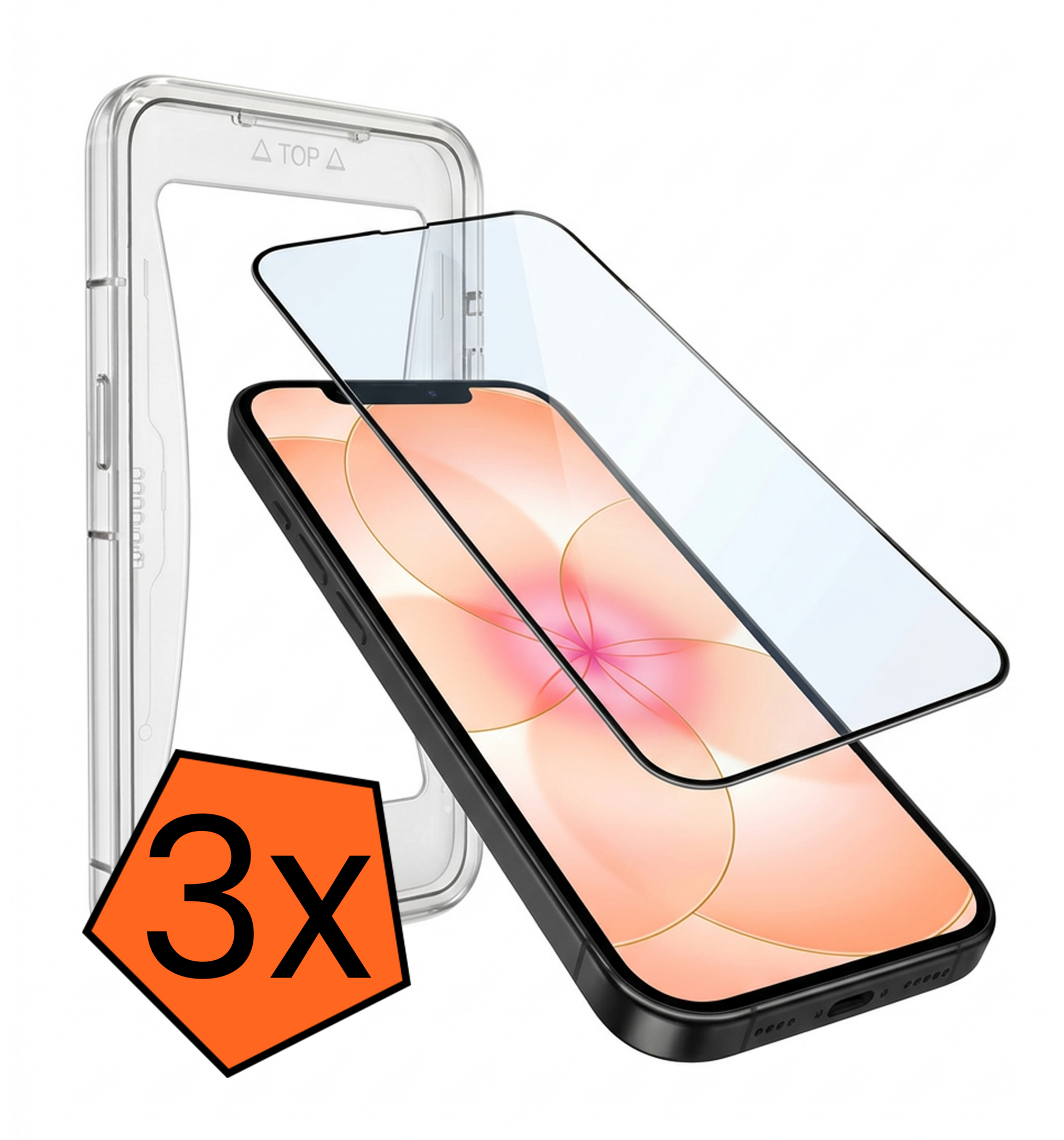 Nomfy Nomfy iPhone 17e Hybrid Screenprotector - 3 PACK