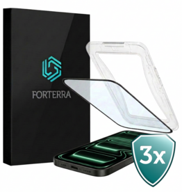 Forterra Forterra iPhone 17 Pro Max Hybrid Screenprotector - 3 PACK