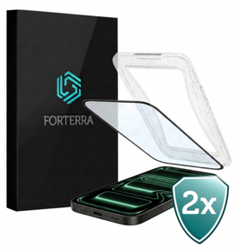 Forterra Forterra iPhone 17 Pro Max Hybrid Screenprotector - 2 PACK