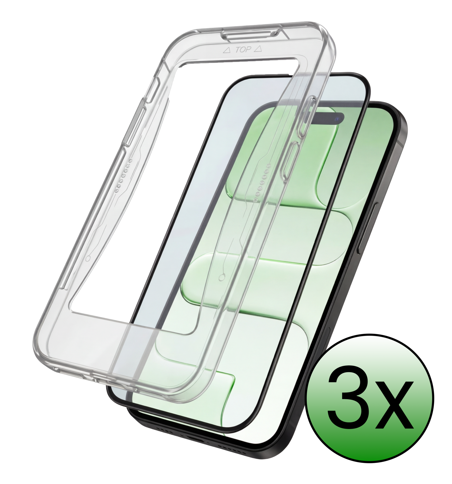 BASEY. BASEY. iPhone Air Hybrid Screenprotector - 3 PACK