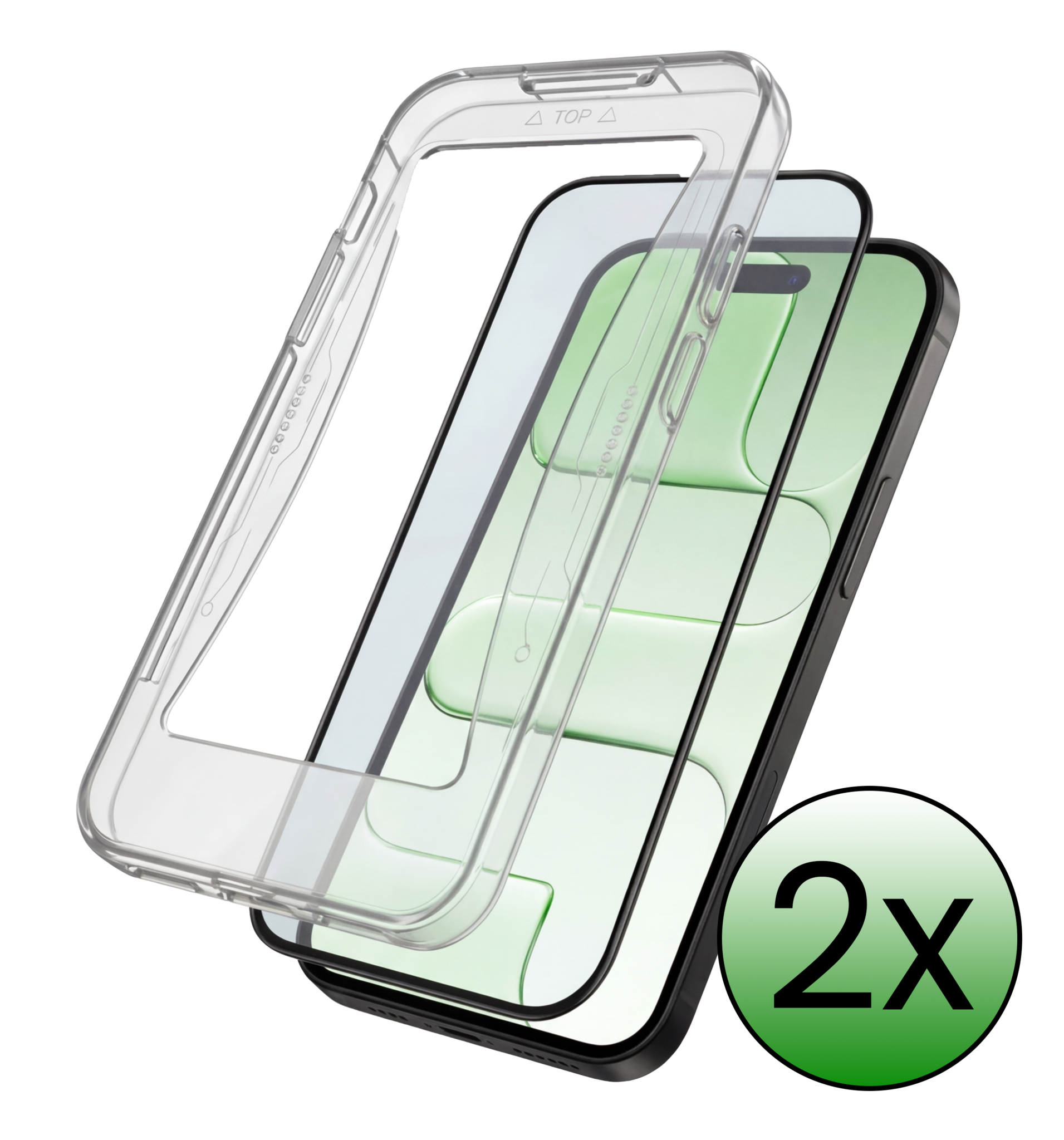 BASEY. BASEY. iPhone Air Hybrid Screenprotector - 2 PACK