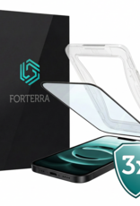 Forterra Forterra iPhone 16E Hybrid Screenprotector - 3 PACK