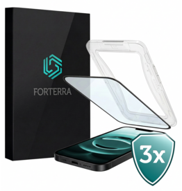 Forterra Forterra iPhone 16E Hybrid Screenprotector - 3 PACK