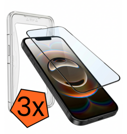 Nomfy Nomfy iPhone 16E Hybrid Screenprotector - 3 PACK