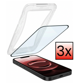 NoXx NoXx iPhone 16E Hybrid Screenprotector - 3 PACK