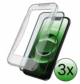 BASEY. BASEY. iPhone 16E Hybrid Screenprotector - 3 PACK