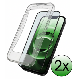 BASEY. BASEY. iPhone 16E Hybrid Screenprotector - 2 PACK