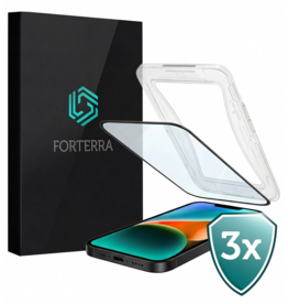 Forterra Forterra iPhone 14 Hybrid Screenprotector - 3 PACK