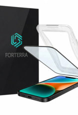 Forterra Screenprotector Geschikt voor iPhone 14 Screenprotector Met Installatie Kit Flexibel Hybrid Full Cover - Screen Protector Geschikt voor iPhone 14 Screenprotector Met Montage Frame Buigbaar Glas