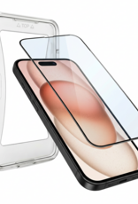 Nomfy Screenprotector - Geschikt voor iPhone 15 Screenprotector Met Installatie Kit Bescherm Glas - Screenprotector Geschikt voor iPhone 15 Screen Protector Met Montage Frame Flexibel Glas Full Cover