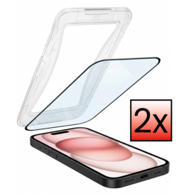 NoXx NoXx iPhone 15 Pro Max Hybrid Screenprotector - 2 PACK