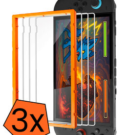 Nomfy Nomfy Nintendo Switch 2 Screenprotector Met Installatieframe - 3 PACK