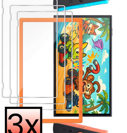 NoXx NoXx Nintendo Switch 2 Screenprotector Met Installatieframe - 3 PACK