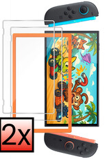 NoXx NoXx Nintendo Switch 2 Screenprotector Met Installatieframe - 2 PACK