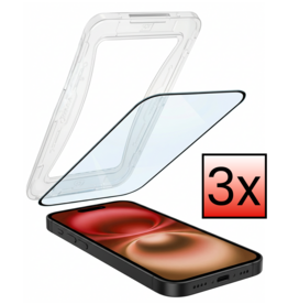 NoXx NoXx iPhone 16 Hybrid Screenprotector - 3 PACK