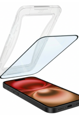 NoXx Screenprotector Geschikt voor iPhone 16 Screenprotector Met Montage Frame Hybrid Flexibel Glass Full Cover