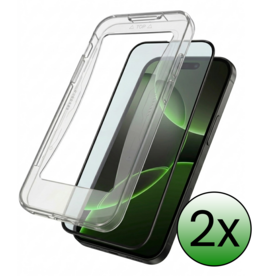 BASEY. BASEY. iPhone 16 Pro Max Hybrid Screenprotector - 2 PACK