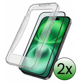 BASEY. BASEY. iPhone 16 Hybrid Screenprotector - 2 PACK