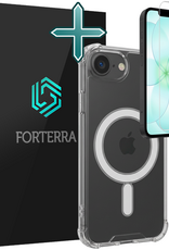 Forterra Forterra iPhone 17e Magsafe Hoesje Transparant Met Screenprotector