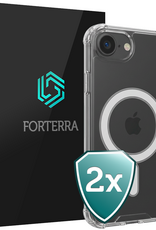 Forterra Forterra iPhone 17e Magsafe Hoesje - Transparant - 2 PACK