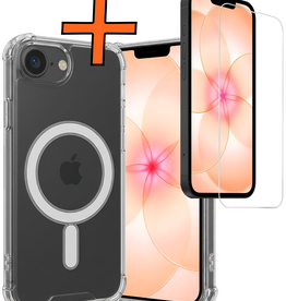 Nomfy Nomfy iPhone 17e Magsafe Hoesje Transparant Met Screenprotector