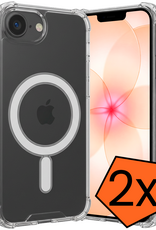 Nomfy Nomfy iPhone 17e Magsafe Hoesje - Transparant - 2 PACK