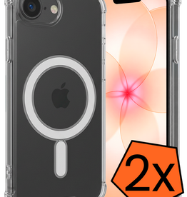 Nomfy Nomfy iPhone 17e Magsafe Hoesje - Transparant - 2 PACK