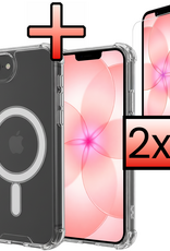 NoXx NoXx iPhone 17e Magsafe Hoesje Transparant Met 2x Screenprotector