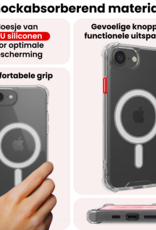 NoXx NoXx iPhone 17e Magsafe Hoesje Transparant Met 2x Screenprotector
