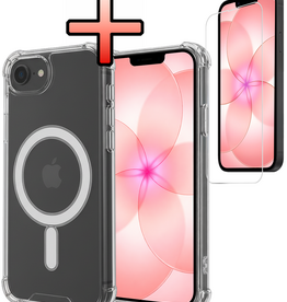 NoXx NoXx iPhone 17e Magsafe Hoesje Transparant Met Screenprotector