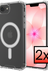 NoXx NoXx iPhone 17e Magsafe Hoesje - Transparant - 2 PACK