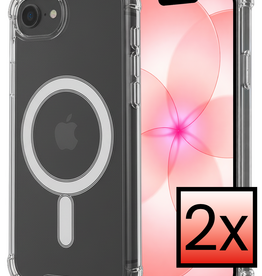 NoXx NoXx iPhone 17e Magsafe Hoesje - Transparant - 2 PACK