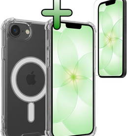 BASEY. BASEY. iPhone 17e Magsafe Hoesje Transparant Met Screenprotector