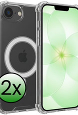 BASEY. BASEY. iPhone 17e Magsafe Hoesje - Transparant - 2 PACK