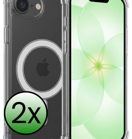 BASEY. BASEY. iPhone 17e Magsafe Hoesje - Transparant - 2 PACK