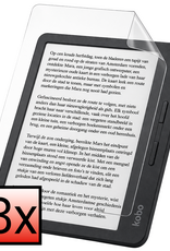 NoXx NoXx Kobo Libra H2O Schermfolie - 3 stuks