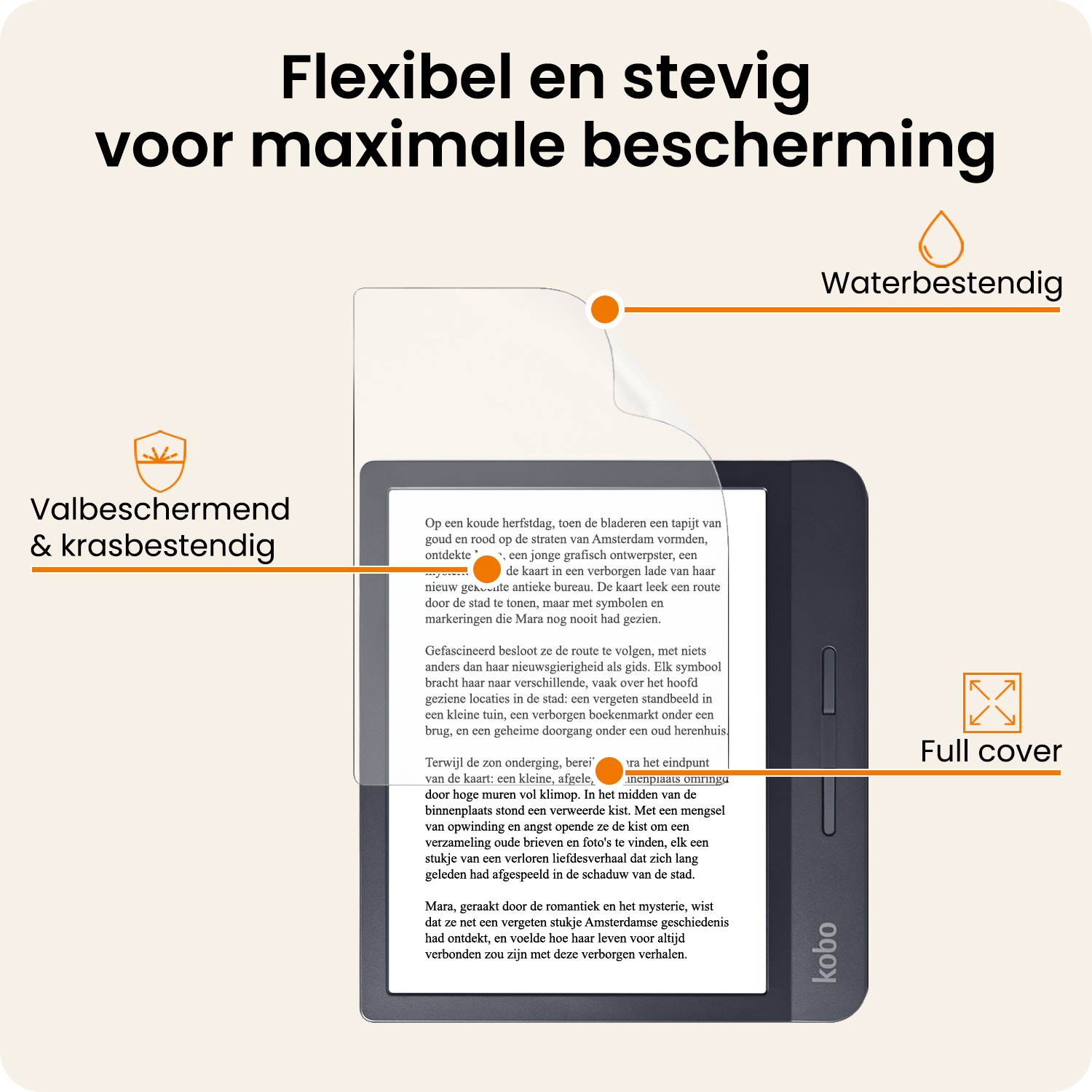 Nomfy Nomfy Kobo Libra H2O Schermfolie