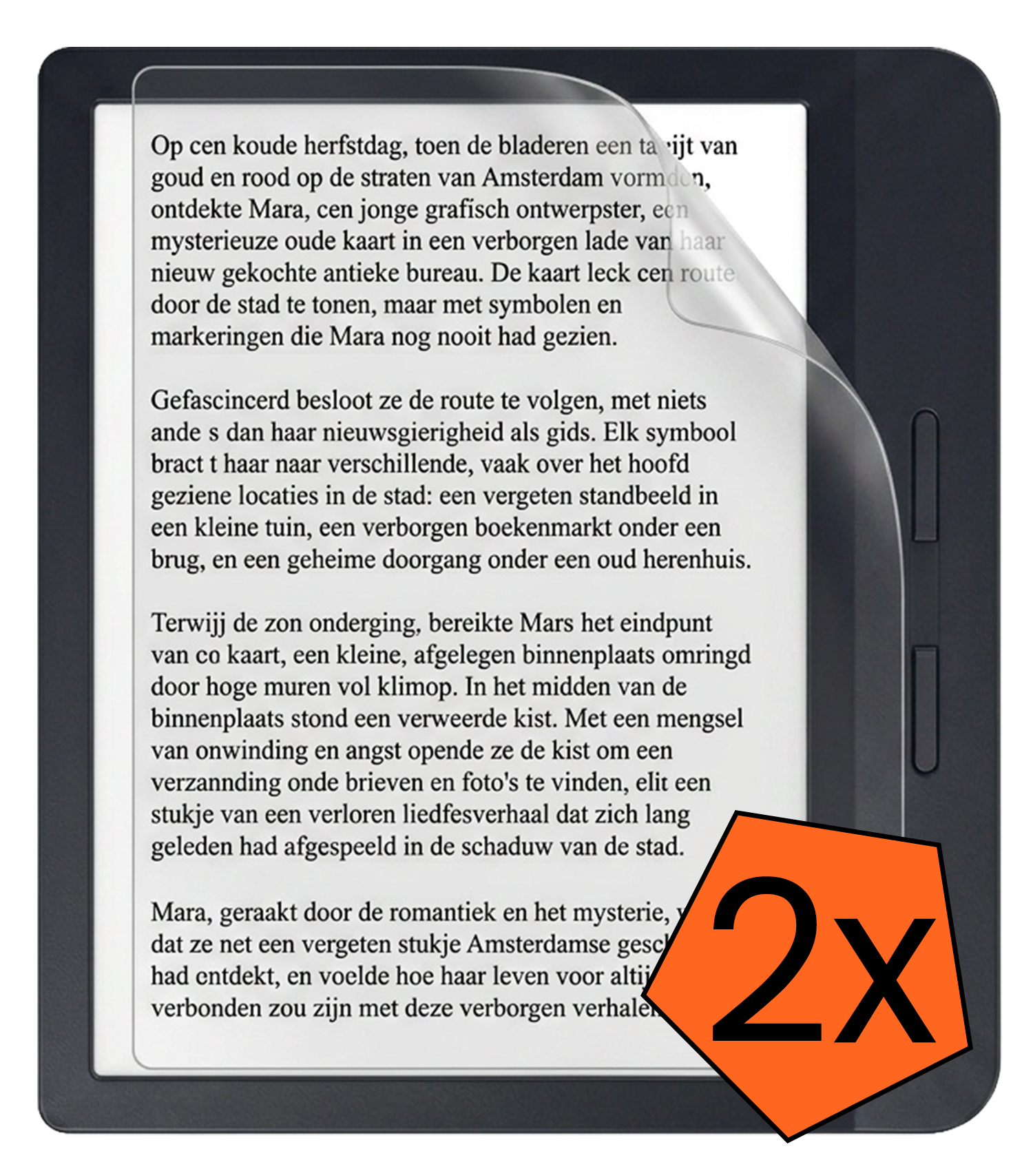 Nomfy Nomfy Kobo Libra H2O Schermfolie - 2 stuks