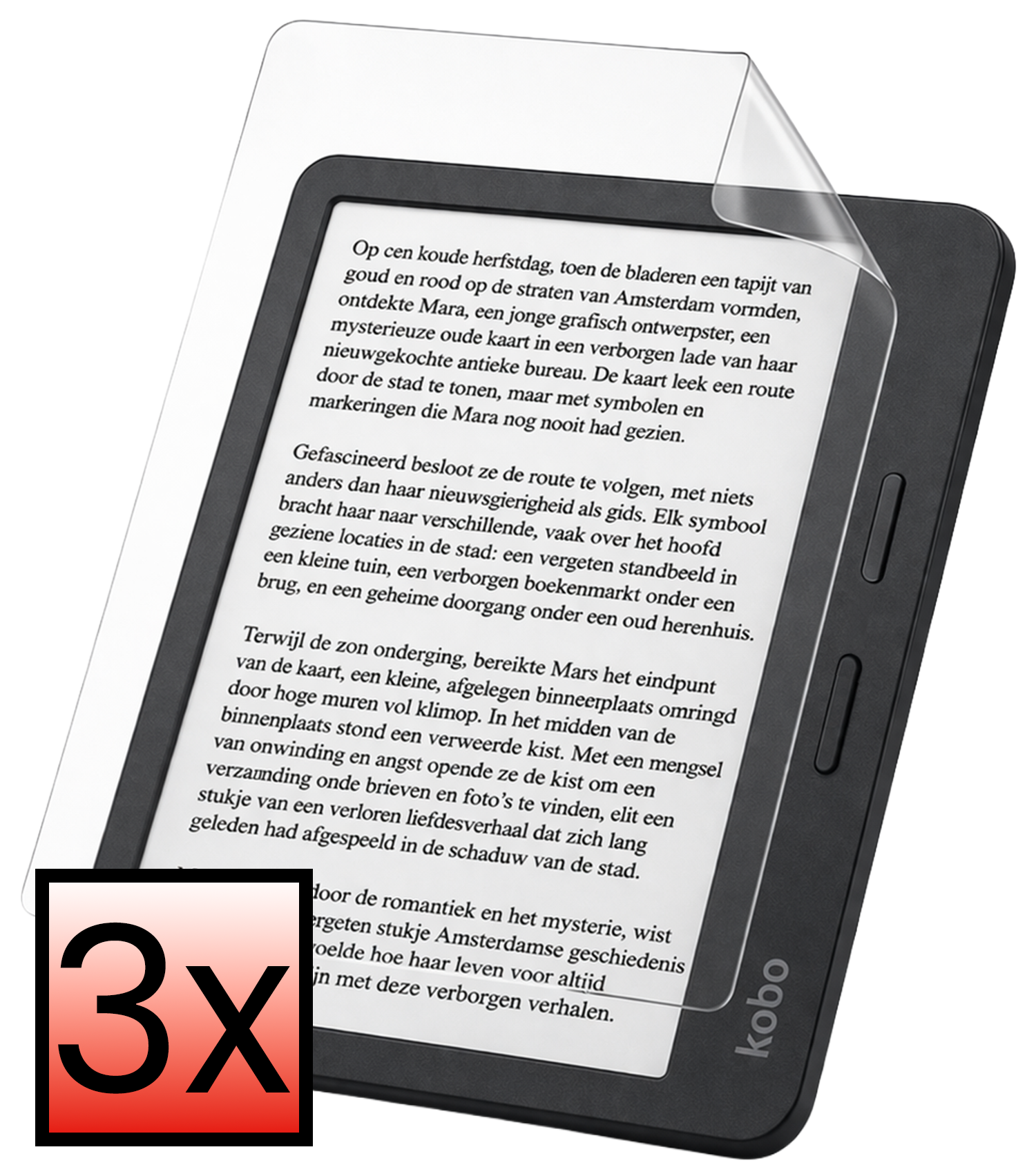 NoXx NoXx Kobo Sage Schermfolie - 3 stuks