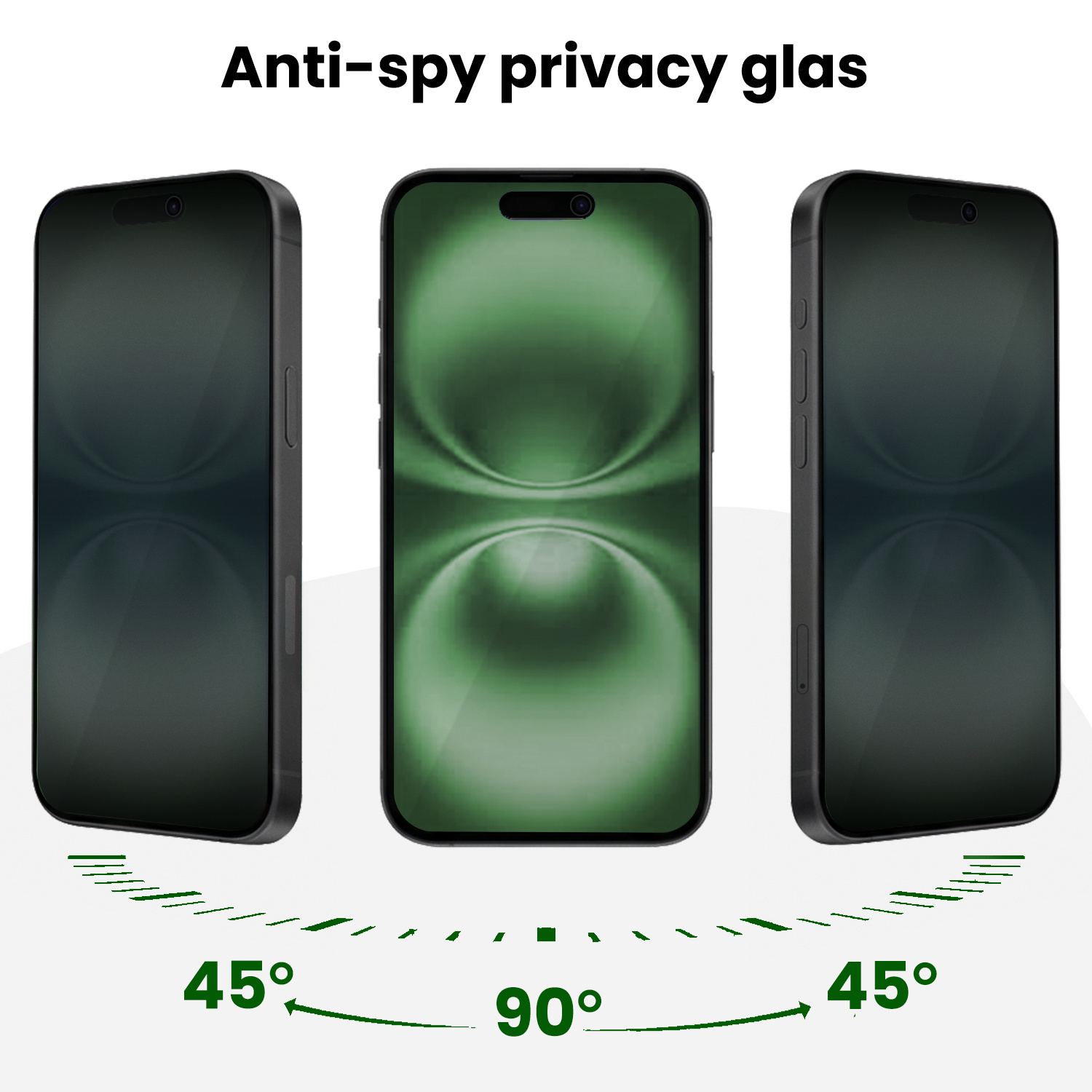 BASEY. BASEY. iPhone 16 Hybrid Privacy Screenprotector