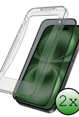 BASEY. BASEY. iPhone 16 Hybrid Privacy Screenprotector - 2 PACK