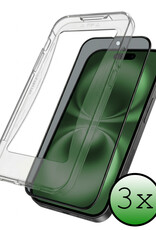 BASEY. BASEY. iPhone 16 Hybrid Privacy Screenprotector - 3 PACK
