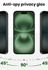 BASEY. BASEY. iPhone 16 Plus Hybrid Privacy Screenprotector - 3 PACK