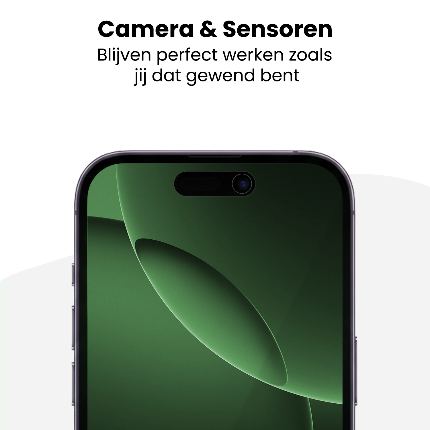 BASEY. BASEY. iPhone 16 Pro Hybrid Privacy Screenprotector - 2 PACK
